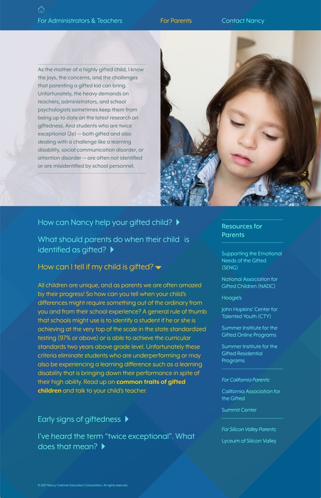 full page layout